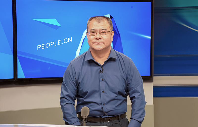 中國東方演藝集團黨委書記、董事長景小勇接受人民網(wǎng)專訪。