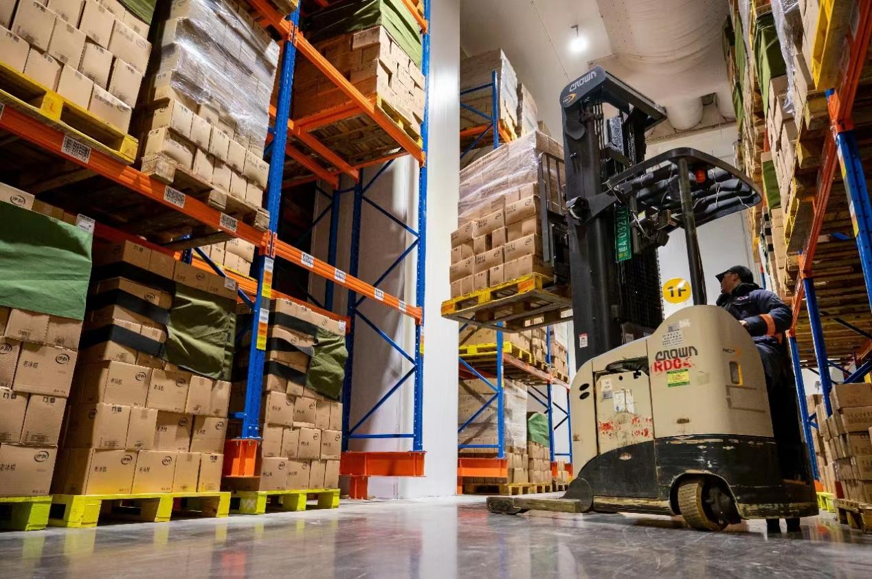 萬(wàn)緯冷鏈南寧園區(qū)。 人民網(wǎng) 嚴(yán)立政攝