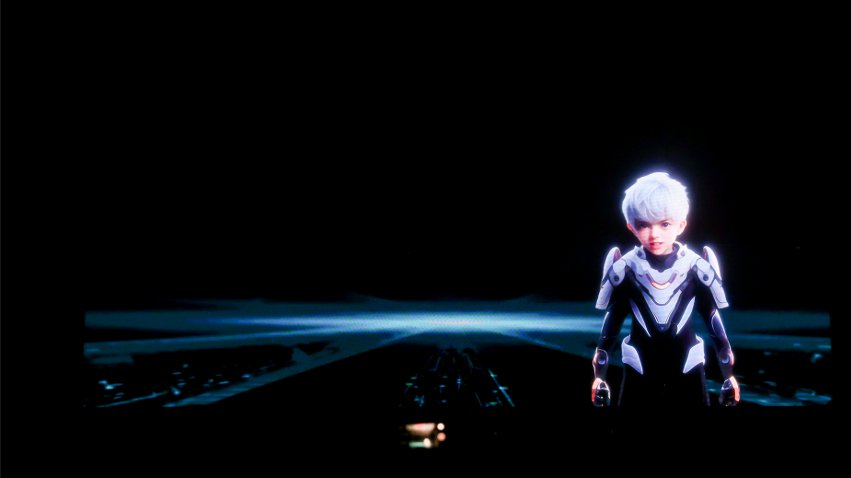 人民網(wǎng)原創(chuàng)虛擬主持人白澤。主辦方供圖